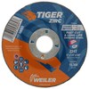 Weiler 4" x 1/4" TIGER ZIRC Type 27 Grinding Wheel Z24T 5/8 A.H. 58069